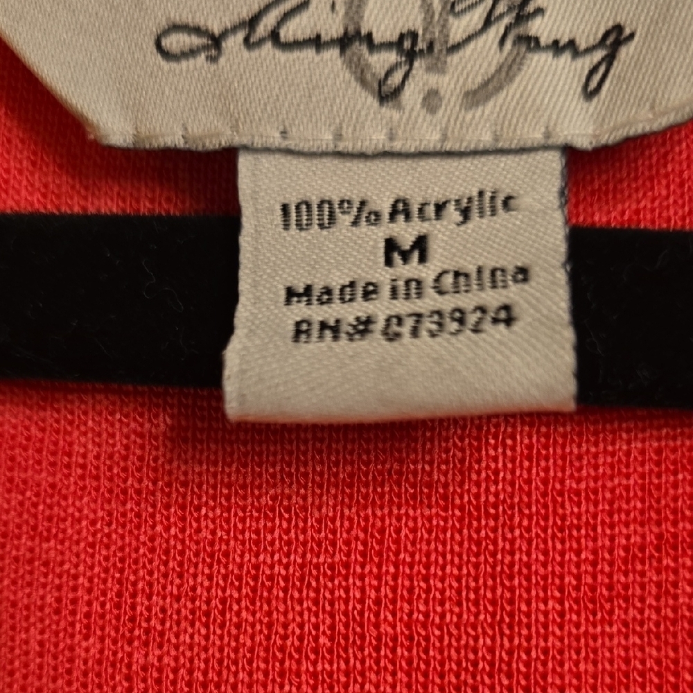 Ming Wang Pink and Black Fitted Sleeveless Tank Top - Picture 5 of 12